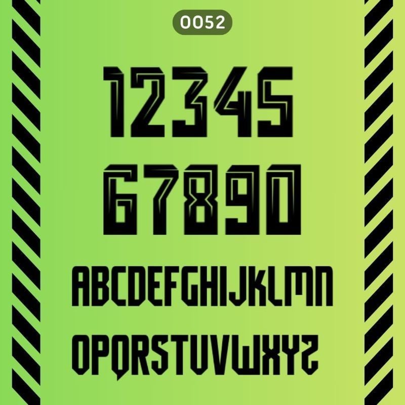 Football Font 0052