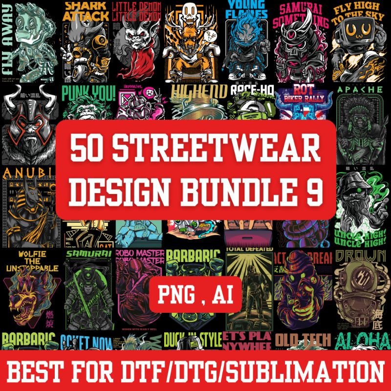 50 Latest Streetwear Design Bundle 9