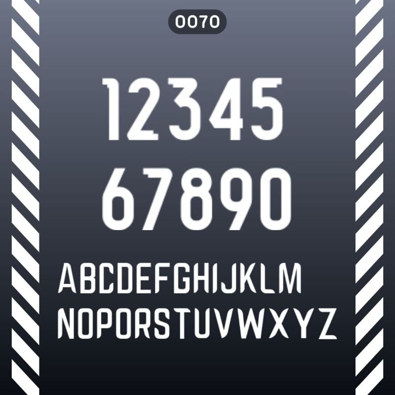Football Font 0070
