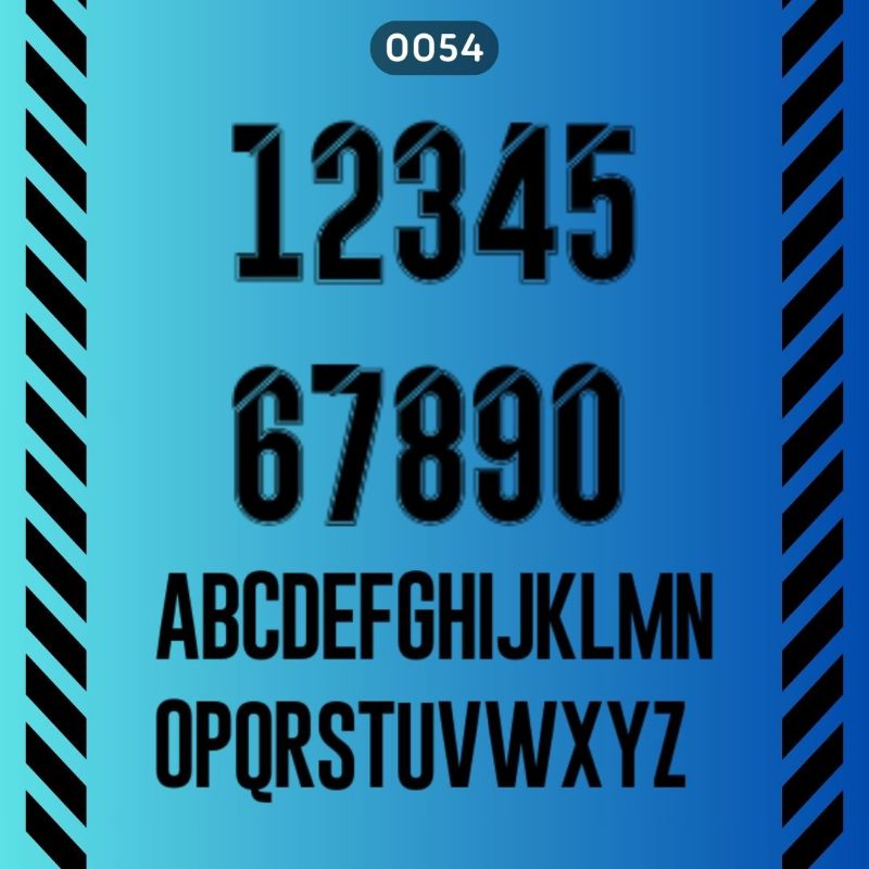 Football Font 0054