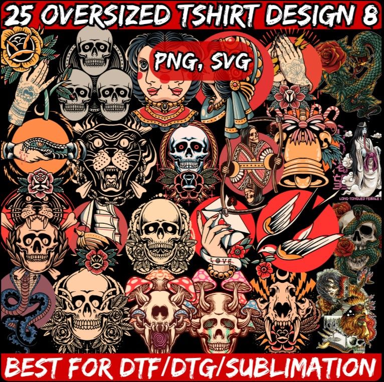 25 Oversized Streetwear T-Shirt Design 8