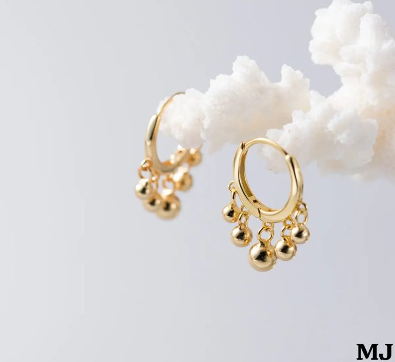 Earring Korean gold plated bali