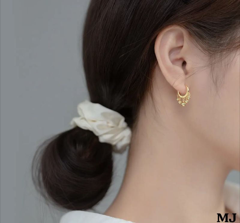 Earring Korean gold plated bali