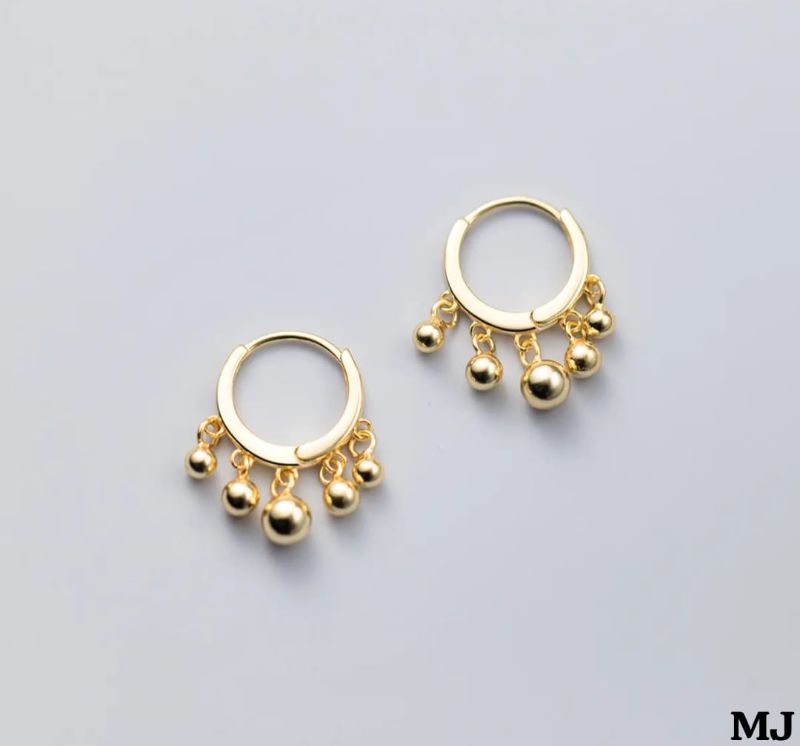 Earring Korean gold plated bali