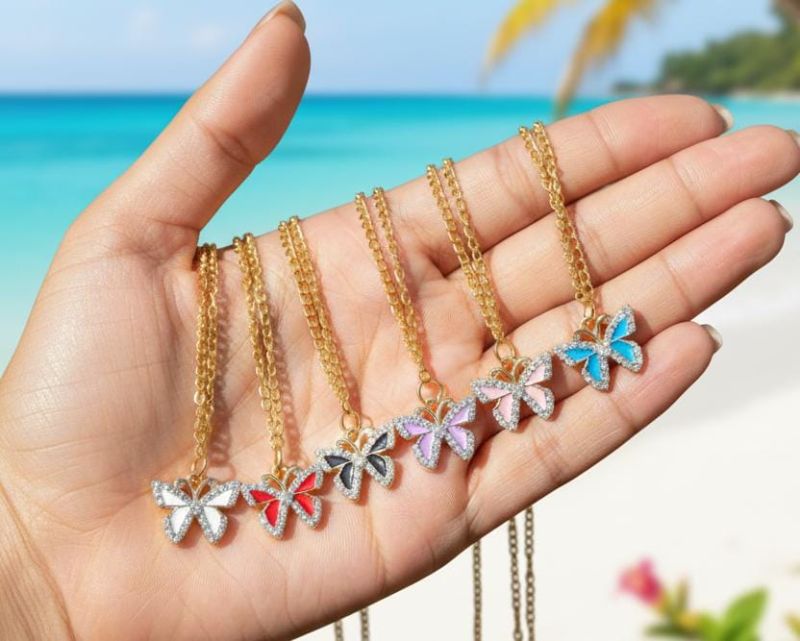 Chain locket necklace