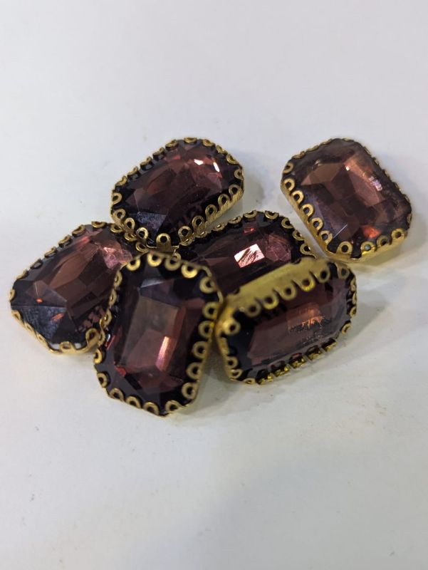 Purple Rectangle 25-100 Pcs