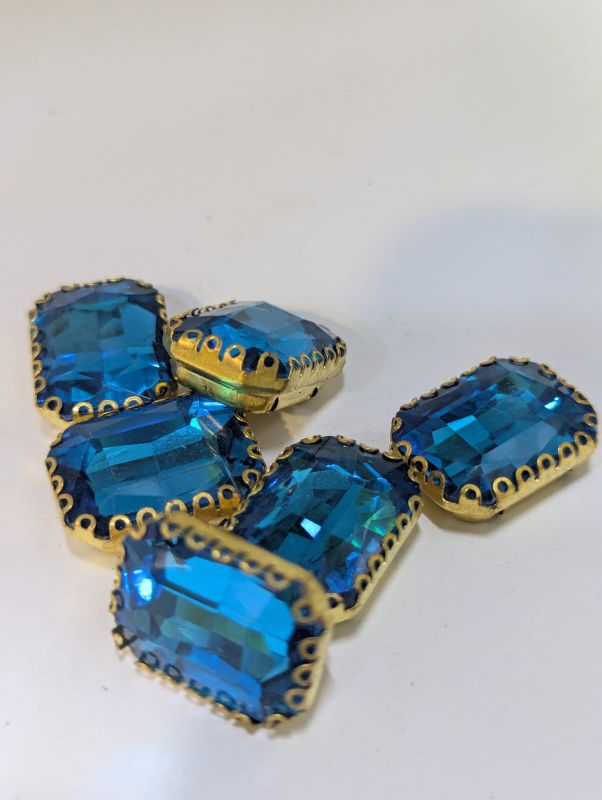 Sky Blue Rectangle 25-100 Pcs