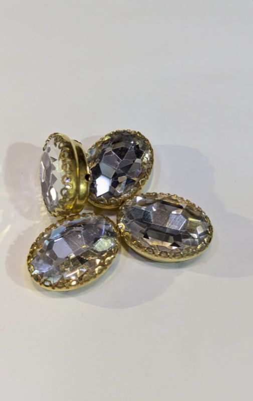 13x18 Oval Golden Base 50-100Pcs