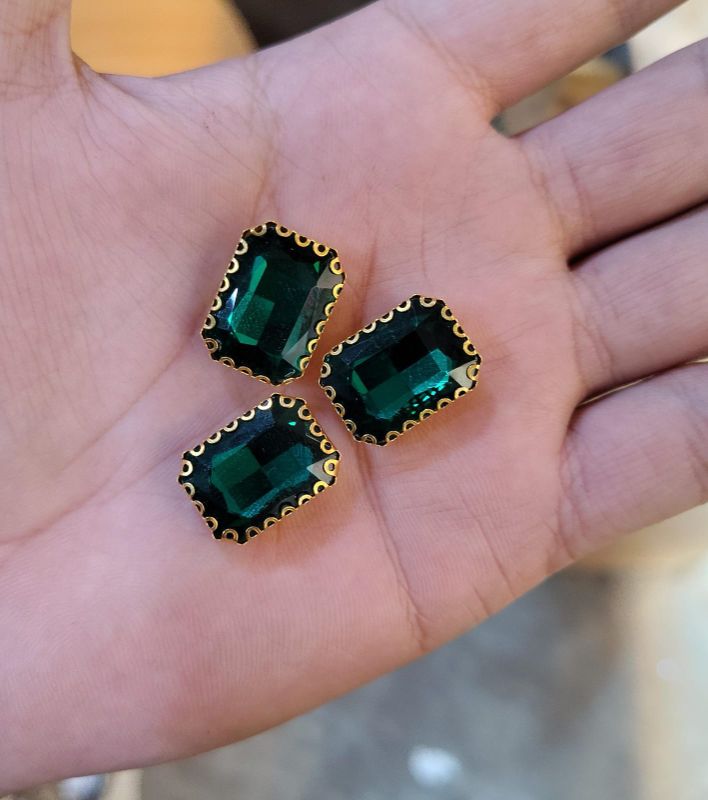 Green Rectangle 25-100 Pcs