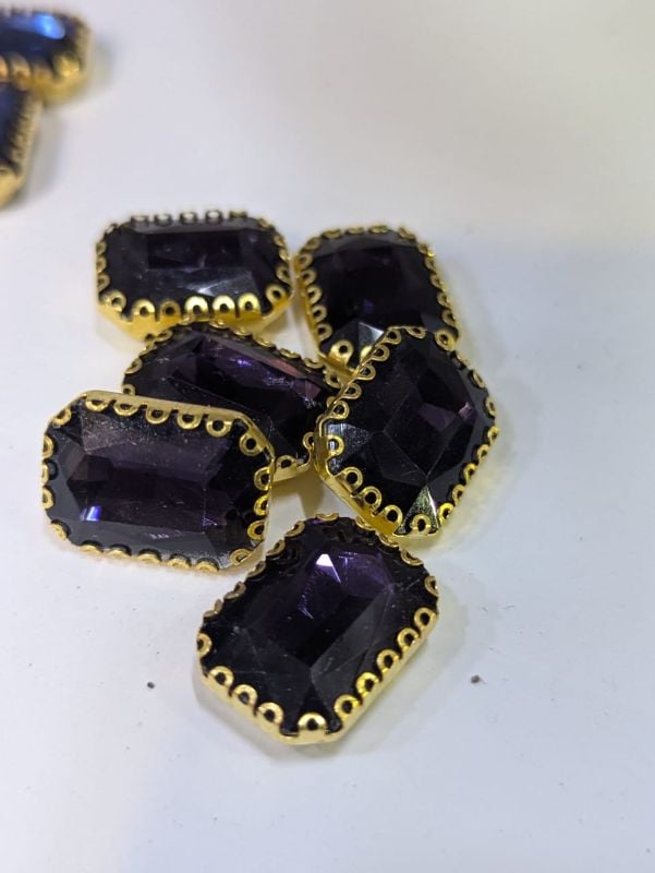 Dark Purple Rectangle 25-100 Pcs