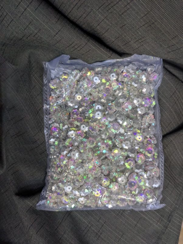 8mm Flower, Silver, Golden, AB