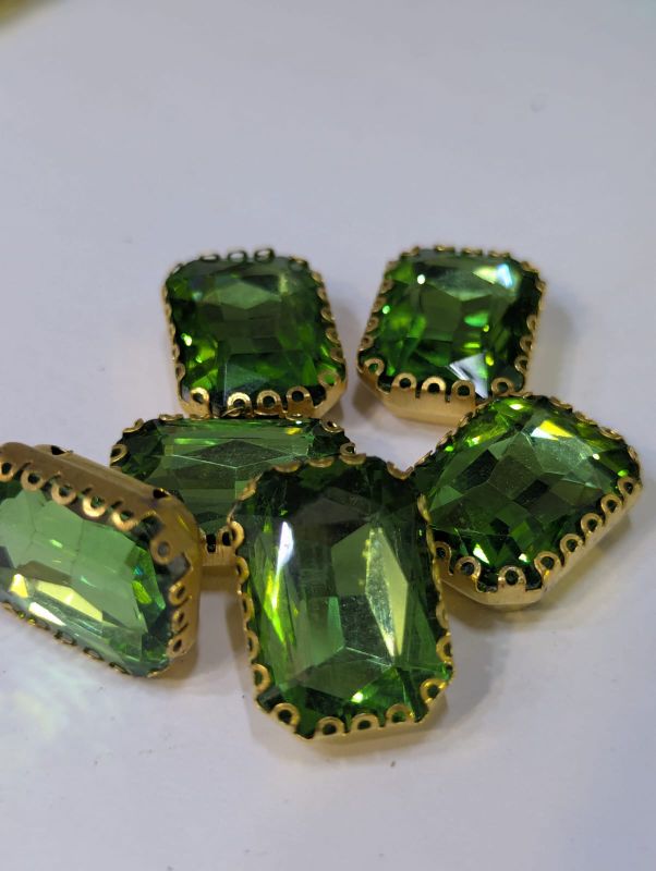 Light Green Rectangle 25-100 Pcs