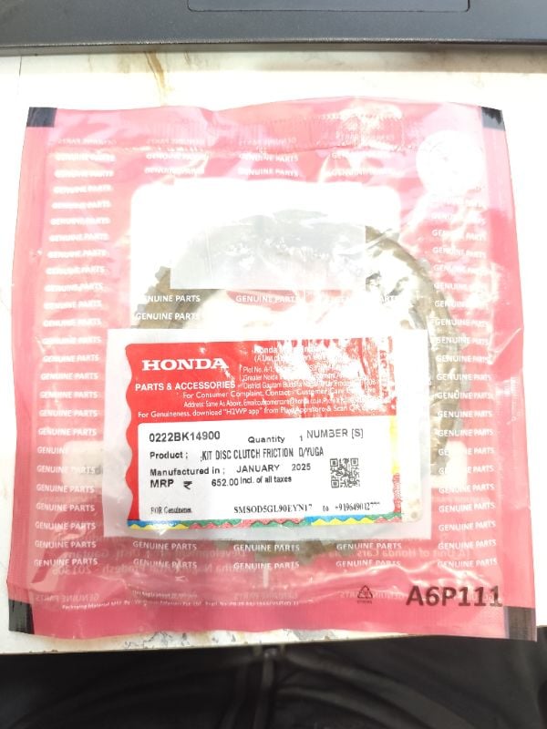 Clutch Plate for Honda D/YUGA DREAM YUGA