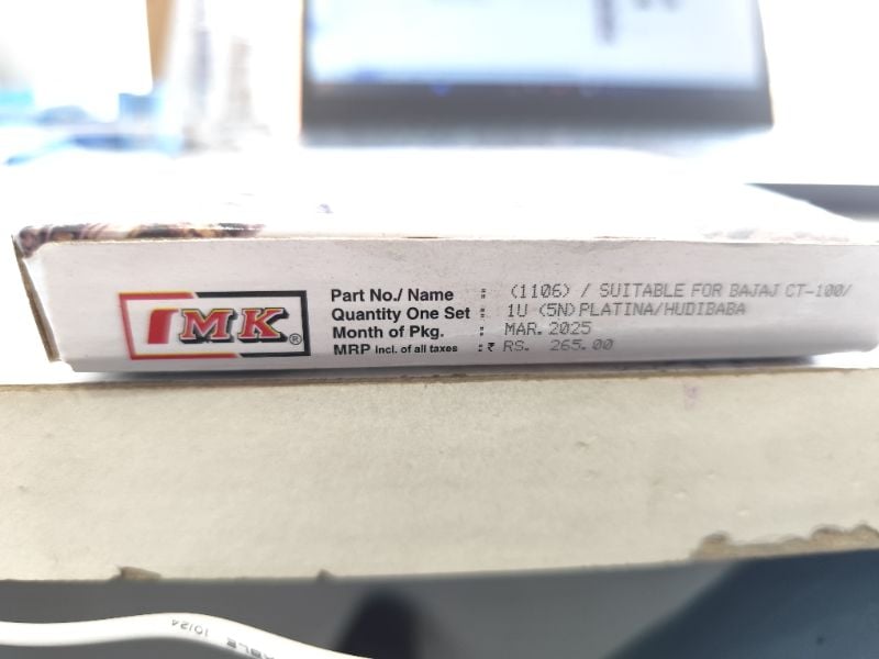 MK CLUTCH PLATE /SUITABLE FOR BAJAJ  CT-100 /PLATINA /