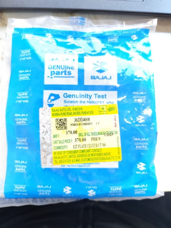 Bajaj Clutch Plate CT 100  5PCS