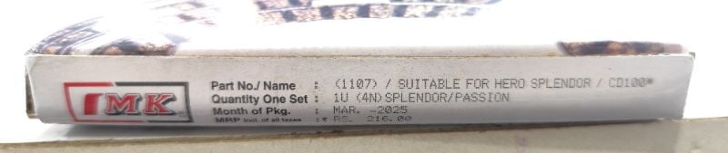 MK CLUTCH PLATE /SUITABLE FOR HERO  SPLENDOR/  PASSION /CD DOWN /CD 100*