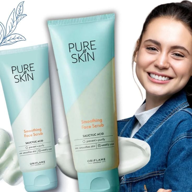 Pure Skin Smoothing Face Scrub