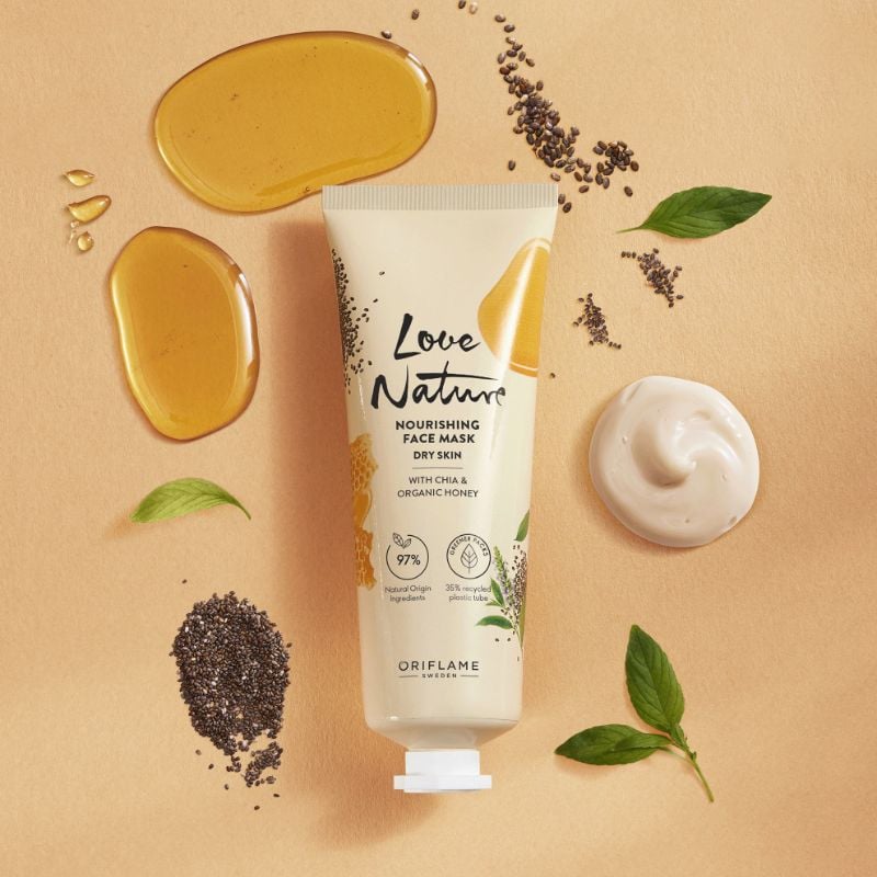 Nourishing Face Mask with chia & organic honey