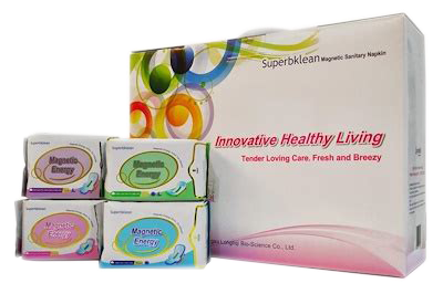 Serviette hygiénique magnétique Superbklean (carton)