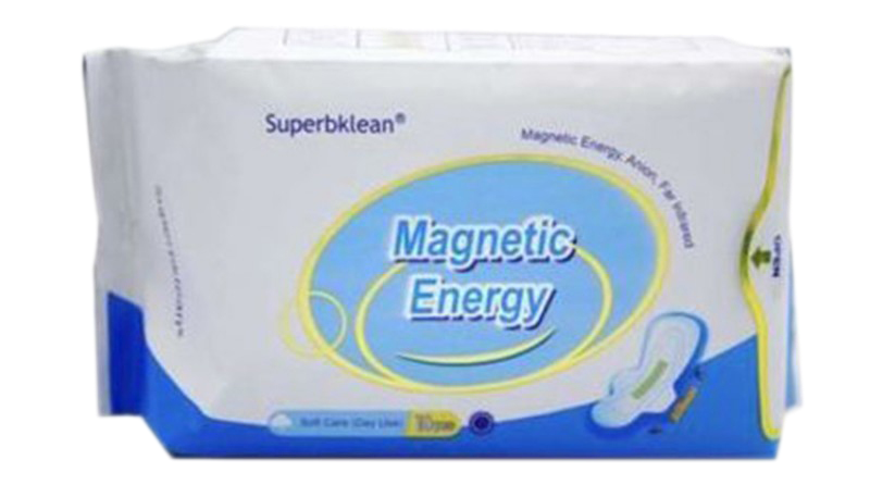 Serviette hygiénique magnétique Superbklean (4 paquets bleu)