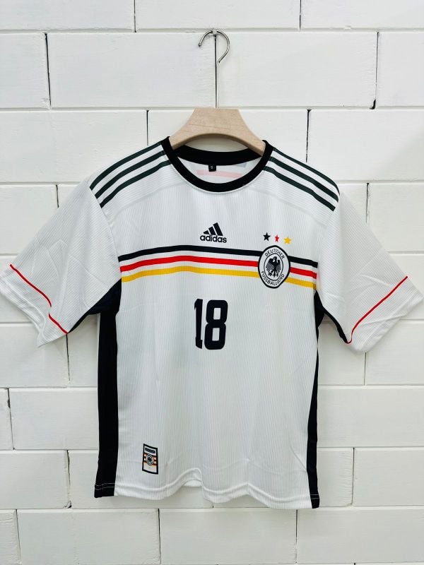 Germany White Football Jersey – Klinsmann 18