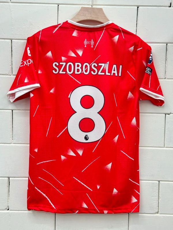 LIVERPOOL HOME 2026-27 KIT
PLAYER-  SZOBOSZLAI