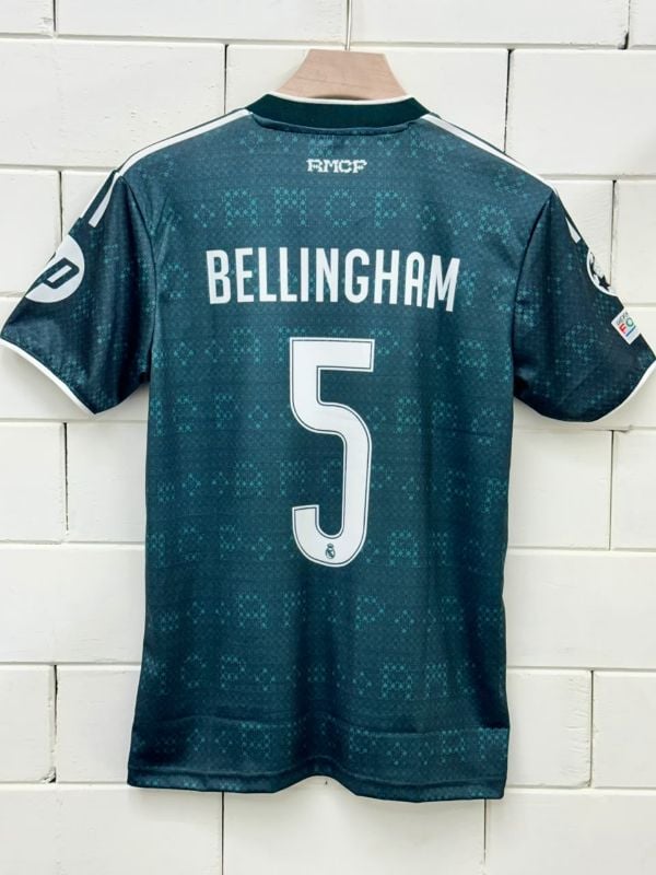 HALF SLEEVE EMBROIDERY MASTER COPY REAL MADRID AWAY 26-27 KIT💫  BELLINGHAM 5️⃣🌟