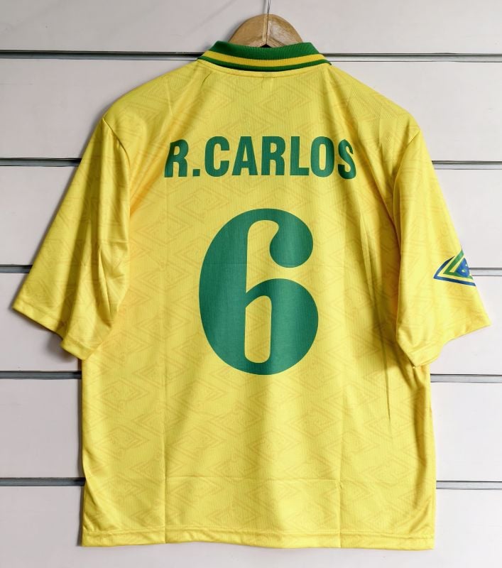 FIVE SLEEVE COLLAR BUTTON EMBROIDERY 
MASTER COPY BRAZIL HOME -92 RETRO KIT  🌟 CARLOS 6️⃣ ⚡