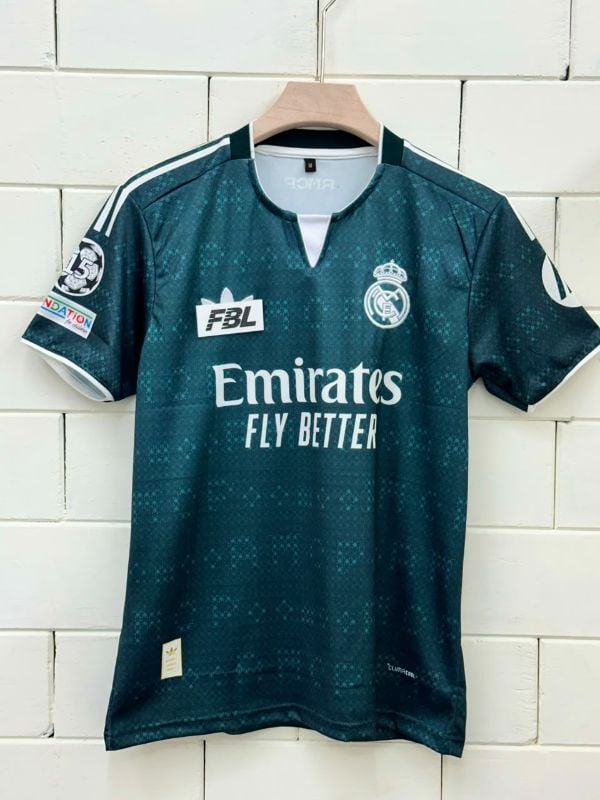 HALF SLEEVE EMBROIDERY MASTER COPY REAL MADRID AWAY 26-27 KIT💫  BELLINGHAM 5️⃣🌟