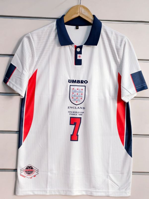 MASTER COPY ENGLAND  RETRO KIT⚡  BECKHAM 7️⃣💫