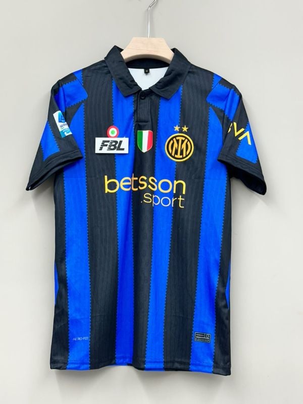 HALF SLEEVE COLLAR EMBROIDERY MASTER COPY INTER MILAN HOME 2026-27 KIT🌟 LAUTARO 🔟⚡