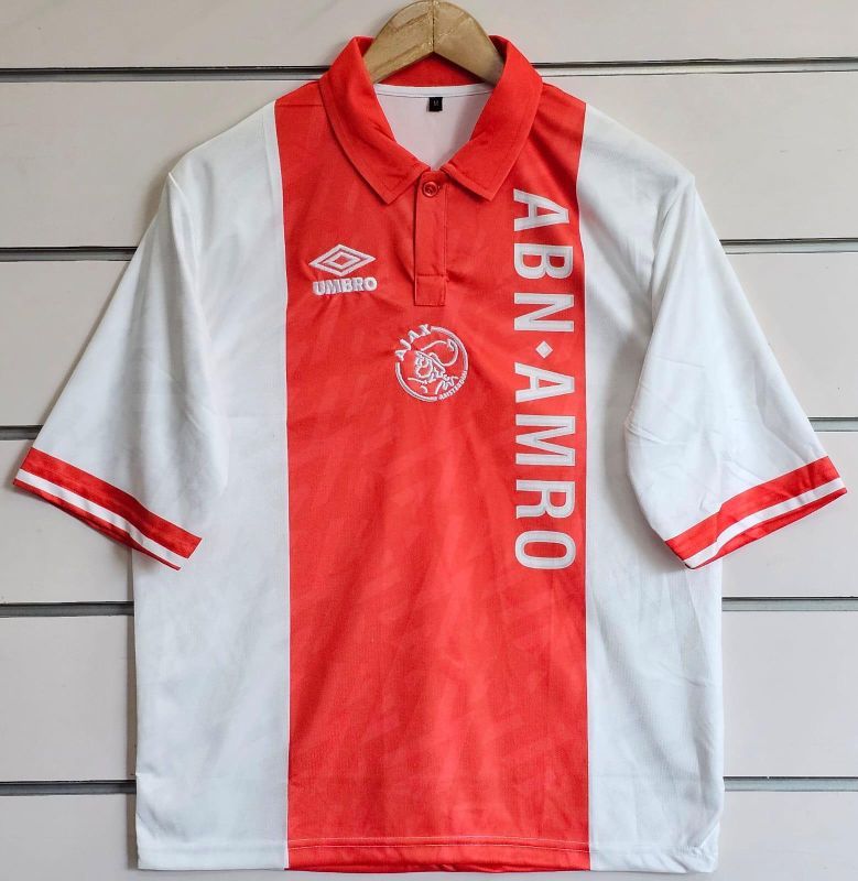 FIVE SLEEVE COLLAR EMBROIDERY 
MASTER COPY AJAX 93-94  RETRO KIT 🌟 CRUYFF 14💫
