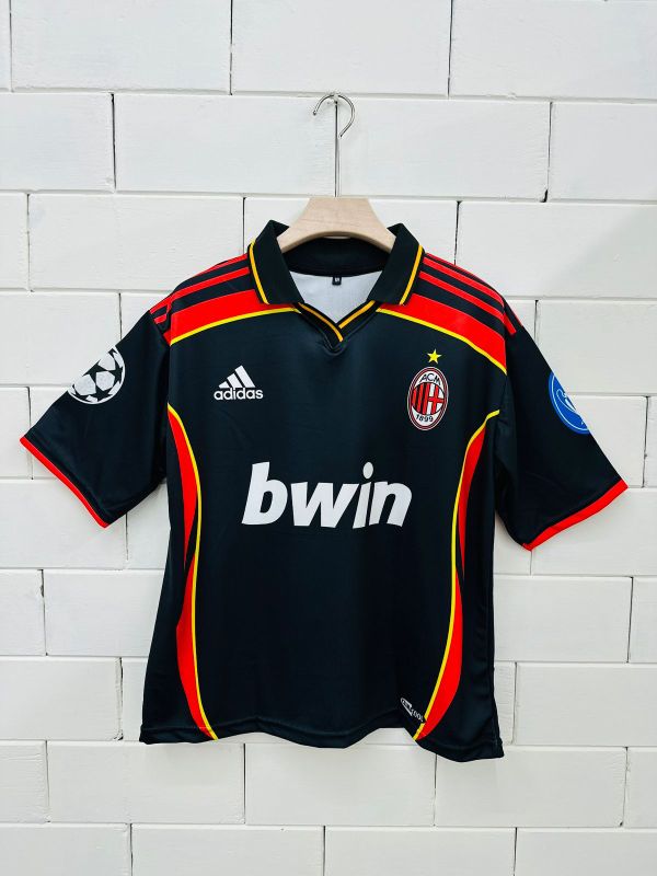 AC Milan Black Football Jersey – Maldini 3️⃣