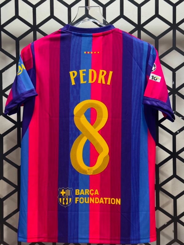 BARCA HOME EMBROIDERY 2026-27 
PLAYER- PEDRI 8️⃣✨