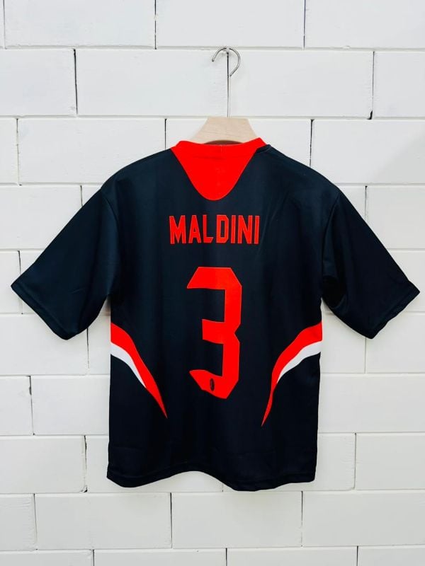 AC Milan Black Football Jersey – Maldini 3
