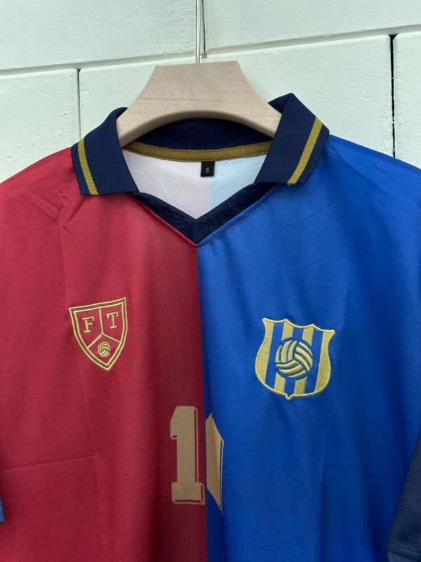 FIVE SLEEVE COLLAR EMBROIDERY MASTER COPY BARCA CLASSIC L' ESCUT SPECIAL KIT🌟  🔟 ✨