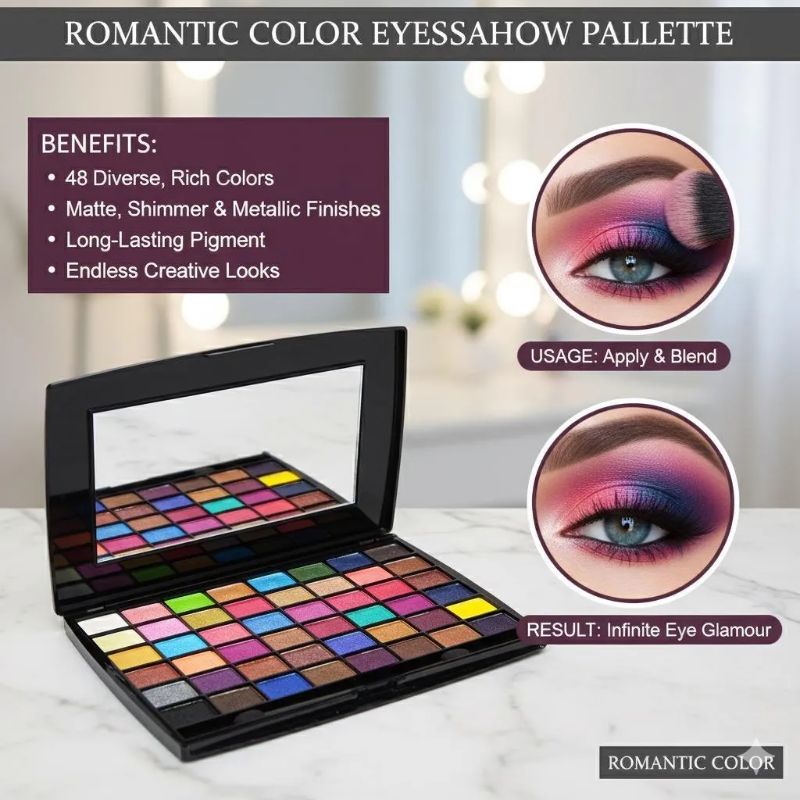 48 colour eyeshadow palette