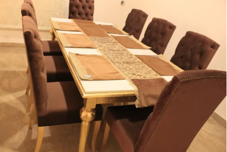 HAFIZ FERNITURE  brown chair set