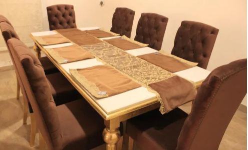 HAFIZ FERNITURE  brown chair set