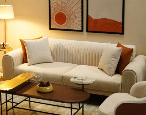 HAFIZ FERNITURE  skin sofa set