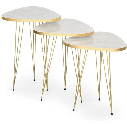 HAFIZ FERNITURE white   table set