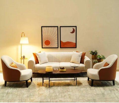 HAFIZ FERNITURE  skin sofa set