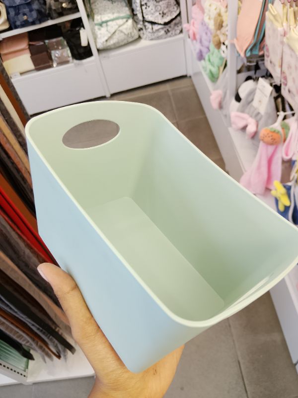 Keranjang Penyimpanan Sederhana (Ukuran Kecil)-Pink