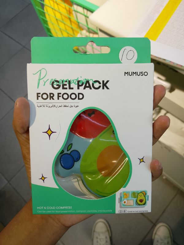 Kantung gel penghangat dan pendingin makanan-Kombinasi Buah (1 Pcs)