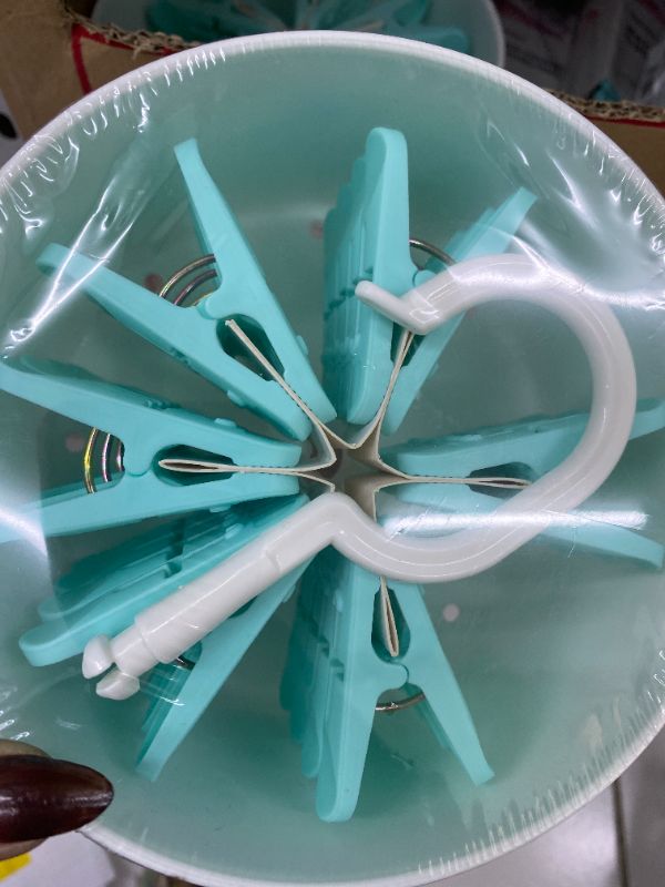 Jepitan Jemuran Kotak Organizer -Kemasan 24 Pcs