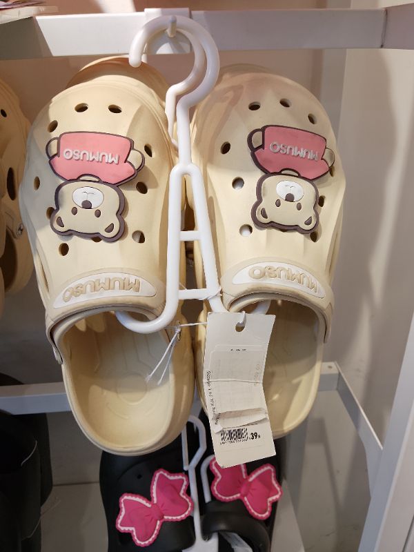 Sandal baim bakpao wanita-Putih Kuam 40/41