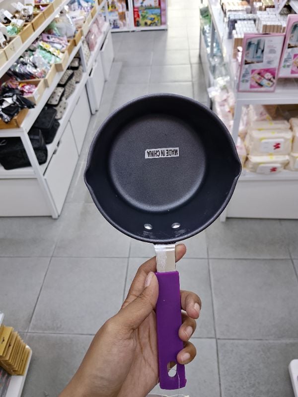 Pancici besi pegangan silikon sisi bergelombang 12cm