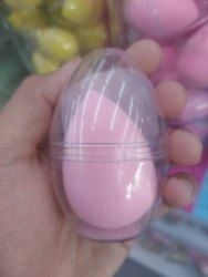 Spons make-up dengan cangkang bentuk tetesan air ( Pink)