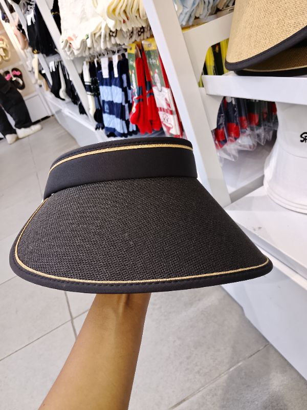 Topi Penghalang Sinar Matahari (Bisa dilipat)- Hitam