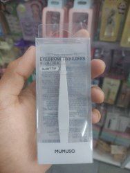 Alat penjepit alis mulut miring